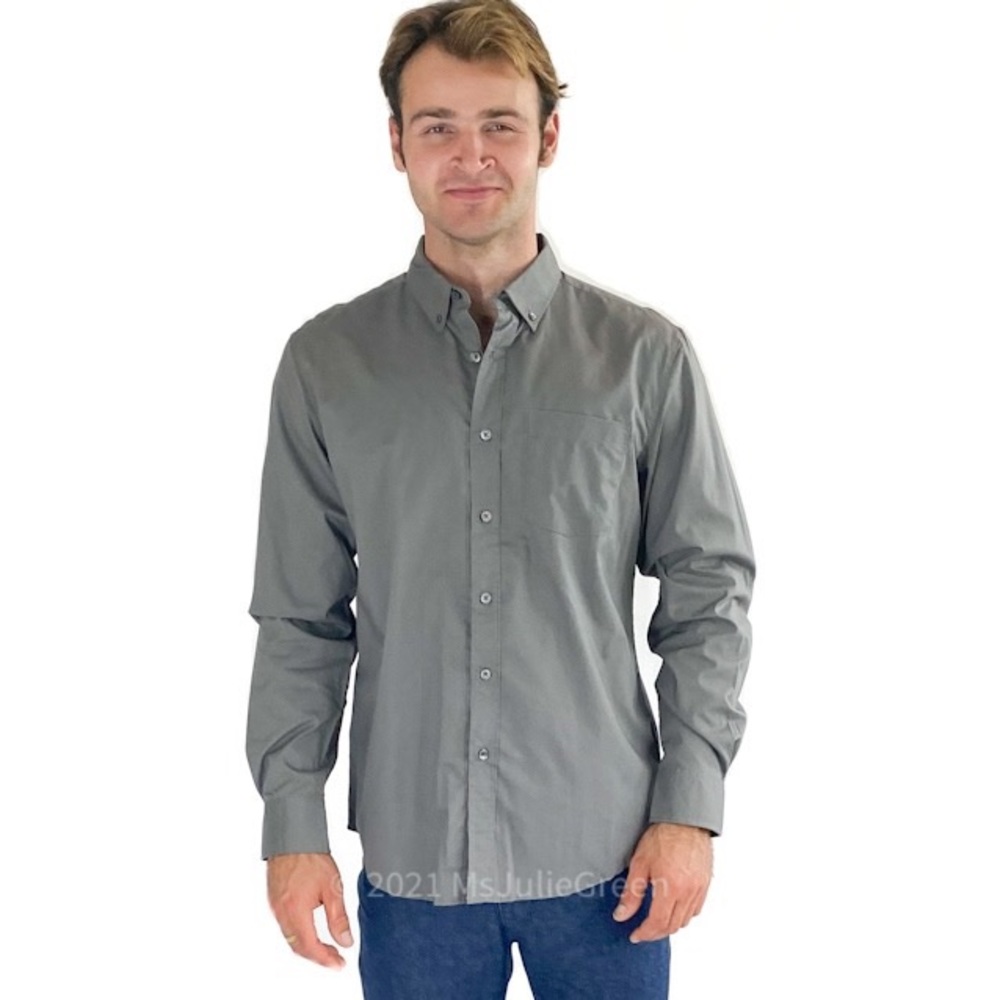 NWT Grey Oxford Shirt